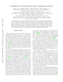 Investigation of two-frequency Paul traps for antihydrogen production