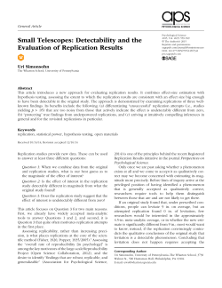 Small Telescopes: Detectability and the Evaluation of Replication