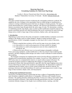 Mastering map scale - Cartography and Geographic Information