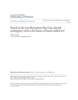 Based on the transformation that it has already undergone, what is