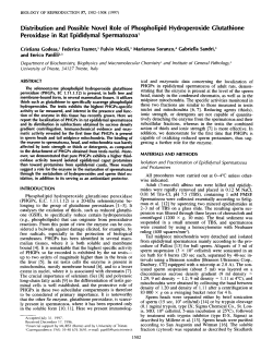 Distribution and Possible Novel Role of Phospholipid