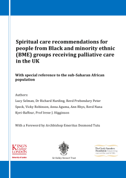 Spiritualcarerecommendations-Full report
