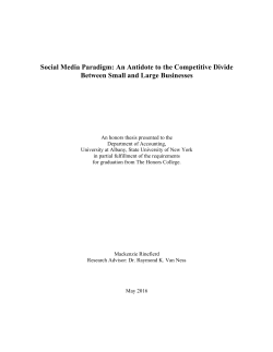 Social Media Paradigm: An Antidote to the