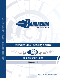 Barracuda Email Security Service