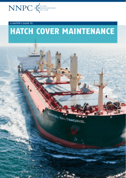 HATCH COVER MAINTENANCE