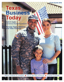 Texas Business Today 4th Quarter