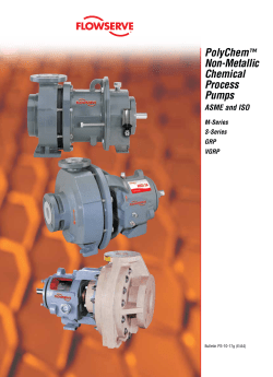 PolyChem&trade; Non-Metallic Chemical Process Pumps