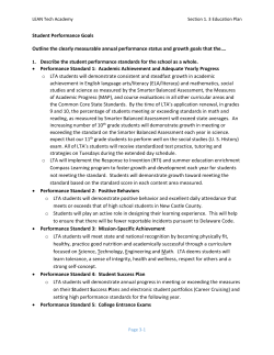 Student Performance Goals - Delaware Department of Education