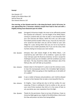 Excerpt Don Quixote 177 Knight of the White Moon 192 Sancho