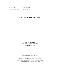 Read the clemency report on Arthur Tyler