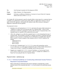 6JSC/BL/24/ALA response - RDA Steering Committee