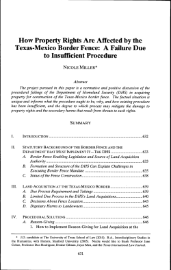 How Property Rights Are Affected by the Texas