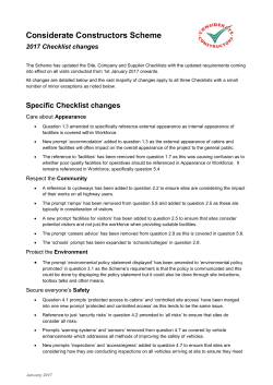 Considerate Constructors Scheme