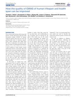 How the quality of GWAS of human lifespan and health span can be