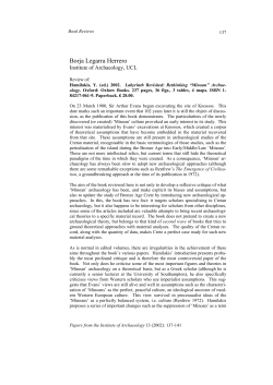 Borja Legarra Herrero - Papers from the Institute of Archaeology