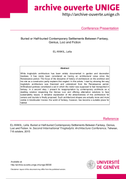 Conference Presentation Reference