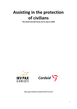 Assisting in the protection of civilians