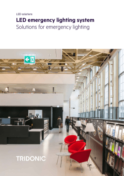 Emergency lighting