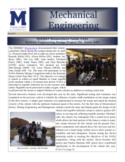 Mechanical Engineering - South Dakota School of Mines and