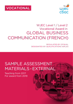 GBC French Sample Assessment Materials - External pdf