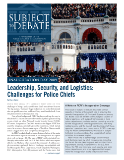 February - Police Executive Research Forum