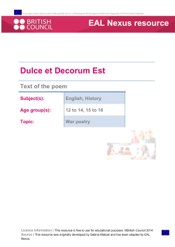 Text of the poem PDF - EAL Nexus