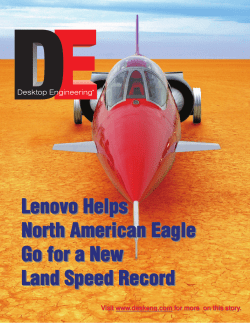 Lenovo Helps North American Eagle Go for a New Land Speed
