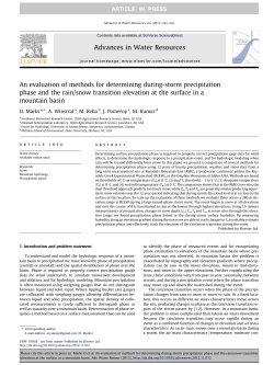 An evaluation of methods for determining during