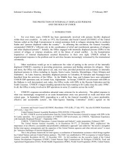 UNHCR`s Statute, while defining &ldquo;refugees&rdquo; as the category of