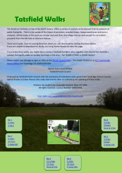 Tatsfield Walks - tatsfield village website