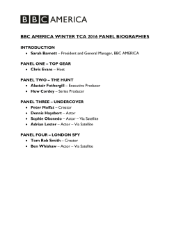 Press Kit - BBC Worldwide North America