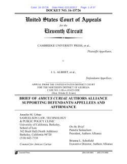 United States Court of Appeals Eleventh Circuit
