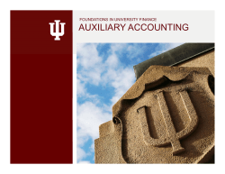 AUXILIARY ACCOUNTING - Financial Management Services
