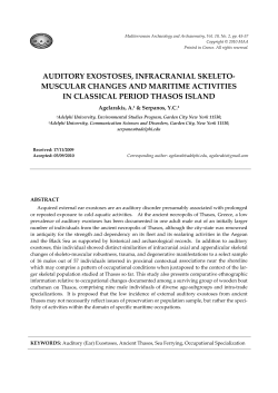 PDF - Mediterranean Archaeology and Archaeometry