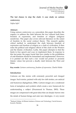 The last chance to stop the clash: A case study on cartoon controversy.