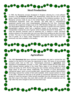 Steel Production Agriculture