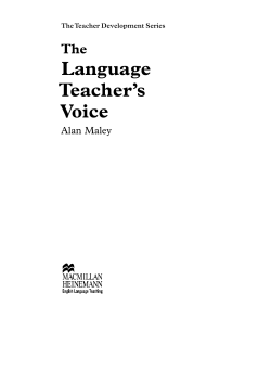 Language Teacher`s Voice