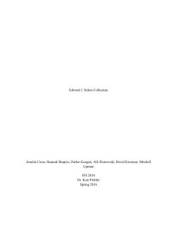 Edward J. Sidote Collection Amelia Cross, Hannah Shapiro, Parker