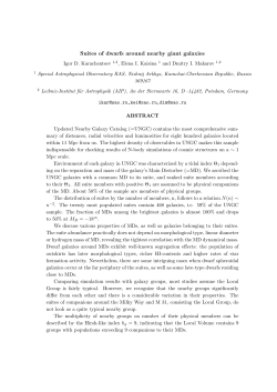 Suites of dwarfs around nearby giant galaxies