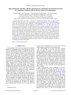 Superconductivity and other collective phenomena in a hybrid Bose
