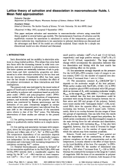 Lattice theory of solvation and dissociation in macromolecular fluids