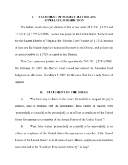 Appellate Jurisdiction Custer Battles