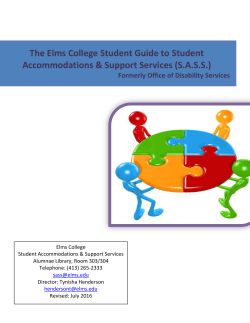 S.A.S.S. Student Handbook