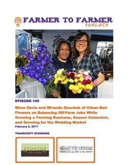 Mimo Davis and Miranda Duschak of Urban Bud Flowers on