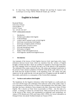 191 English in Ireland - uni