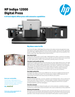 HP Indigo 12000 Digital Press