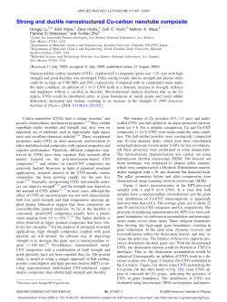 Strong and ductile nanostructured Cu