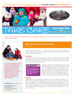 take care healthy tips - Oregon City Pediatric