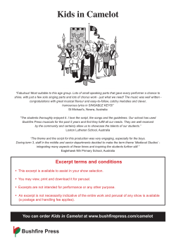 Kids in Camelot - Bushfire Press