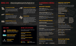 Catering Menu - Black Hog BBQ